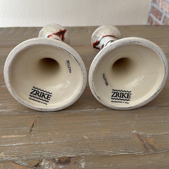 Yuletide 8" Tall Candlesticks by ZRIKE (Set of 2) - Picture 10 of 11